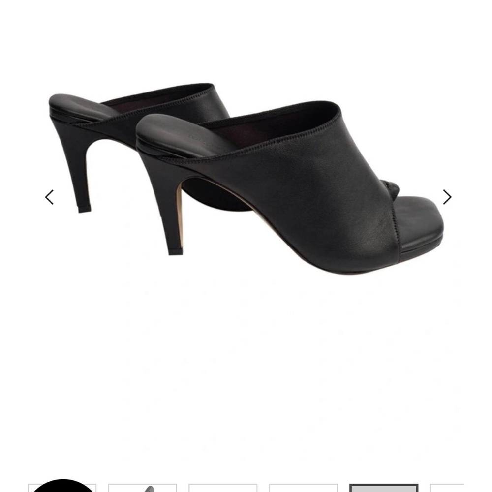 Tony Bianca Black Sheep Nappa leatherJade sandal NIB size 8.5